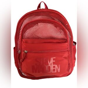 Steve Madden Bold Red Men's Backpack